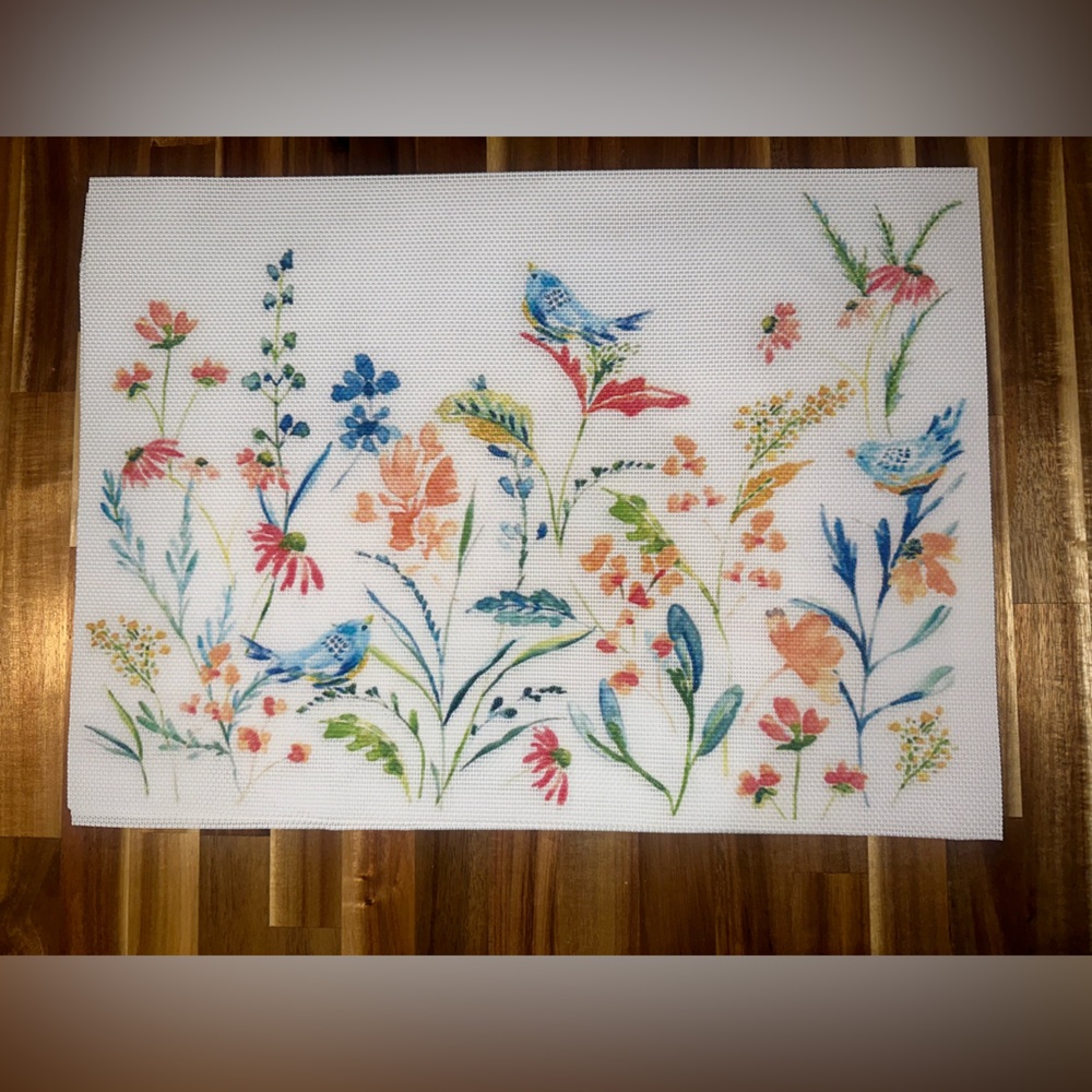4-piece table mats 💐🕊️